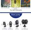 A set of dense wave aquarium pumps with various sizes and configurations for water circulation.