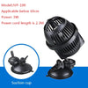 Black JVP-100 aquarium wave maker pump with a suction cup attachment.
