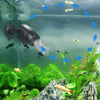 An aquarium wave maker pump is visible underwater, creating turbulence and oxygenation in a planted aquatic environment.