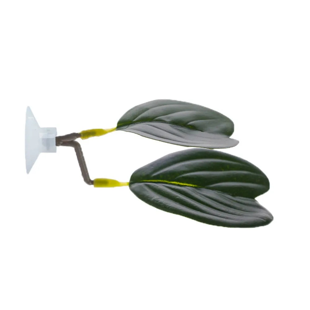 Feuilles de lotus simulées utilisées comme décoration ou nourriture pour les poissons betta