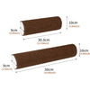 Roll of brown felt material for a wall-mounted cat scratching board with self-adhesive backing