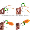 Feuilles de lotus simulées pour poisson Betta avec formes de queue ajustables en rotation