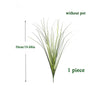 A single piece of artificial reed grass bouquet, 50cm long, shown without a pot.