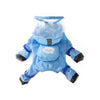 Pez toy light blue puppy dog waterproof raincoat for full body protection