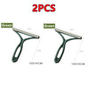 Two green silicone double-sided pet hair and lint removers shown with dimensions 13x14cm.