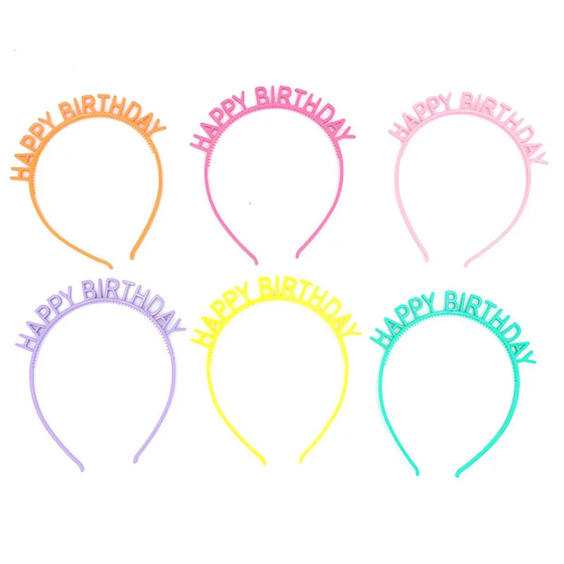 A set of pink, yellow, and orange cat ear headbands for girls and kids