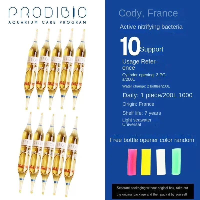 Bouteille de bactéries nitrifiantes Cody France, produit pour booster l'eau des aquariums