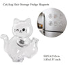 Aimants en silicone pour réfrigérateur, figurine de chat mignonne