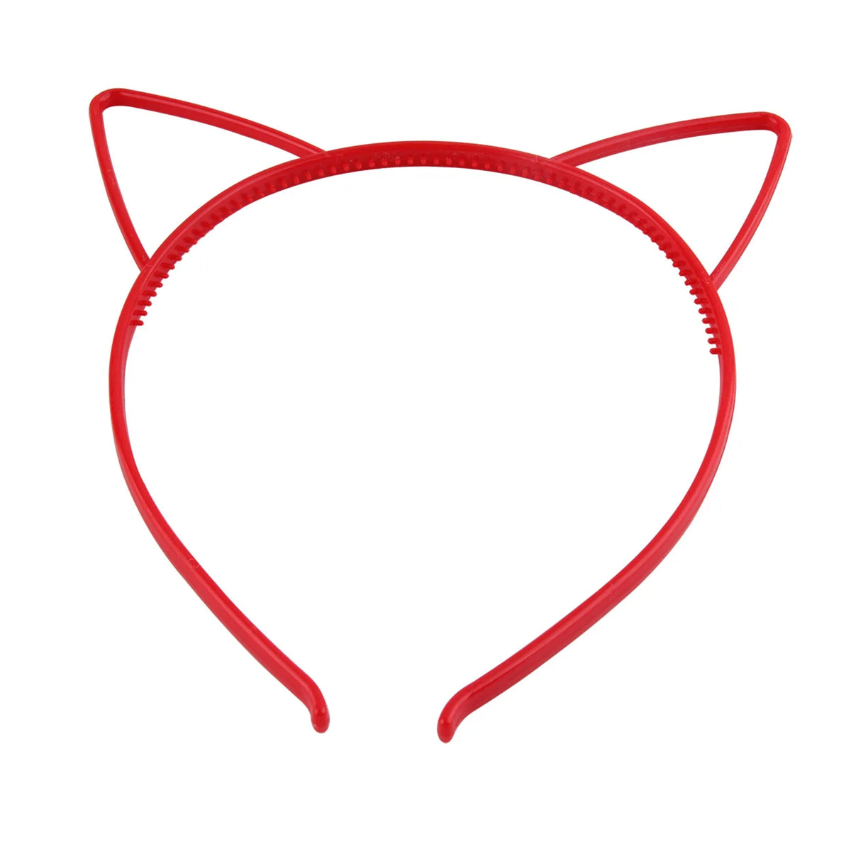Red cat ear headband for girls and kids