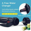 Pompe à eau et nettoyeur de gravier, avec adaptateur secteur et batterie.
