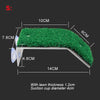 Plateforme de pelouse artificielle verte avec ventouses pour habitat de reptile, 10 cm de long et 7,8 cm de haut.