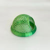 A green acrylic hammock designed for betta and shrimp aquarium decor.