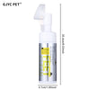 A white bottle of Pet Paw Cleaner Foam for cats and dogs with a clear dispensing cap.