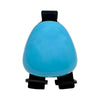 Light blue noise reducing dog ear muffs with black adjustable straps