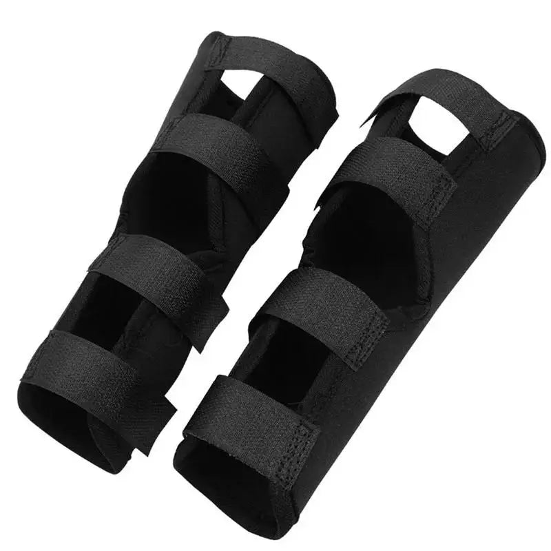 Arneses de soporte para la rodilla de perro negro para la recuperación de articulaciones