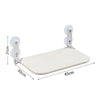 A white suction cup cat hammock designed for windowsills and glass.
