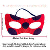 Rote und schwarze Polka-Dot-Marienkäfer-Masken, ca. 16,5 cm lang und 8,5 cm breit