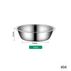 A stainless steel pet feeding bowl with a diameter of 9.5cm and a depth of 4.2cm.