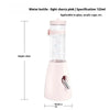 Bouteille d'eau rose pour hamster, conçue pour distribuer du liquide dans la cage.