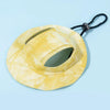 Sombrero amarillo tejido con ajuste para mascota.