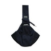 A navy blue pet carrier sling bag designed for dogs and cats.
