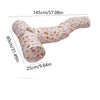 Pink patterned foldable cat play tunnel for indoor exercise