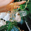 Ginger Cat Hair Storage Keychain for Pets