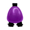 Purple noise reducing dog ear muffs with black adjustable straps
