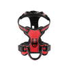 Rotes und schwarzes, verstellbares reflektierendes Hundestuhlsvest