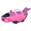 Rosa Meerjungfrauen-Stil-Hund-Schwimmweste mit lila Schuppenmuster zum Schwimmen