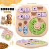 A set of silicone dog puzzle toys and food mats for slow feeding and preventing slipping