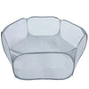 Cage portable hexagonale transparente pour jouer avec les chats et petits chiens.