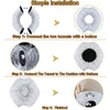 Instructions for simple installation of a cozy plush cat tunnel bed featuring two tunnels and a cushion.