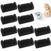 Black sponge replacement filters for pet water fountains shown in various rectangular shapes