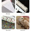 Various lint rollers used for pet hair removal, clothing cleaning, paper residue cleanup, and household cleaning.