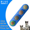 Blue catnip gall nut silvervine energy sugar licking balls for dental health and play