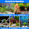 Collection d'aquariums variés : bacs pour élevage, crevettes, betta, eau douce et eau salée.