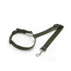 Olive green adjustable two-in-one dog harness and leash