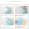 Demonstration of instantaneous suction anti-leakage experiment using disposable absorbent pads and water.