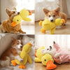Plush Duck Dog Chew Toy for Small to Large Dogs