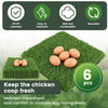 Reusable chicken nesting pads made of PE+PP material used to keep the chicken coop fresh and clean.