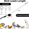 Diagramm, das den Innendurchmesser und die 20-Fuß-Zuglänge einer Vogelleine zeigt.