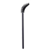 A black disposable eyelash and eyebrow brush set with a dark handle.