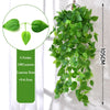 Artificial green ivy wall hanging vine featuring 5 forks and 198 leaves