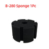 Filtre éponge noir B-280, pièce unique, pour filtration biologique d'aquarium.