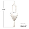 Macrame cat hammock bed for pet decor with a 140cm length and 548g weight