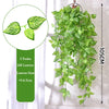 Artificial green ivy wall hanging vine with 5 forks and 168 leaves