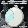 Close-up view of a white aquarium air stone diffuser showing uniform high density pores and delicate craftsmanship.