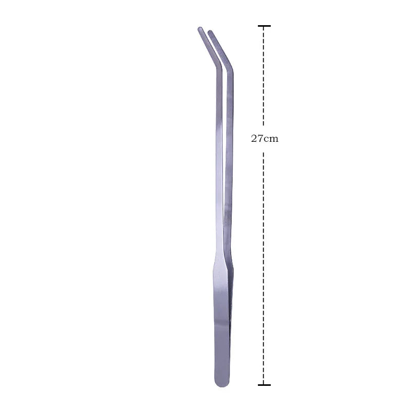 Stainless steel aquarium cleaning tool set with a length of 27 cm