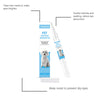 A Yegbong pet tear stain remover pen for dogs and cats shown next to text describing its benefits.